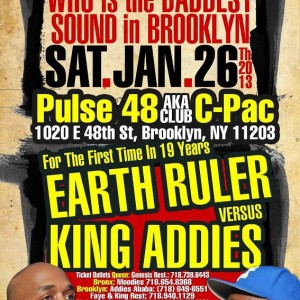 King Addies Vs Earth Ruler 2012
