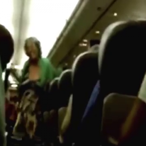 Mad Woman On Caribbean Airways Flight To Jamaica